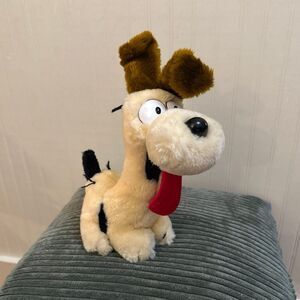 Vintage 1983 Odie Dog Plush Dakin Garfield Cartoon Character Stuffed Animal 11"